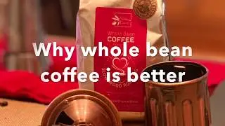 Why whole bean coffee is better #wholebeancoffee