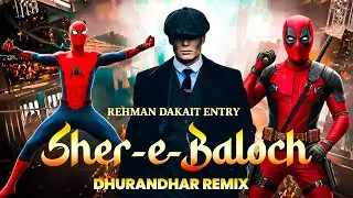 Rahman Dakait entry song with Thomas Shelby, Dead Pool and Spiderman Fa9la Dhurandhar