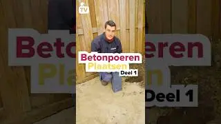 Betonpoeren plaatsen voor je overkapping