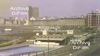 Mar del Plata con piletas de Punta Iglesias - muelle de pescadores 1984