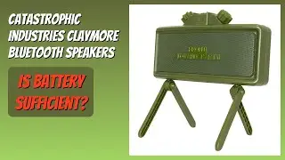 REVIEW (2026): Catastrophic Industries Claymore Bluetooth Speakers. Features