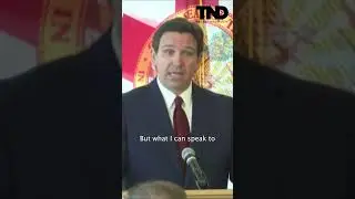 DeSantis criticizes NY DA pursuing charges against Trump while also taking a jab at Trump #shorts