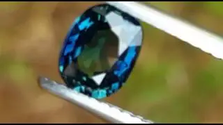 Natural Blue Sapphire heated 100 % 1.11 Cts.