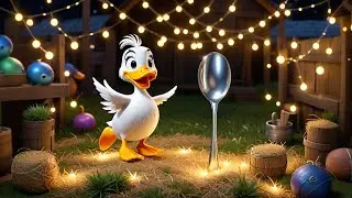 The Duck That Danced with a Spoon 🦆🥄 | Delightful Nursery Rhyme for Kids