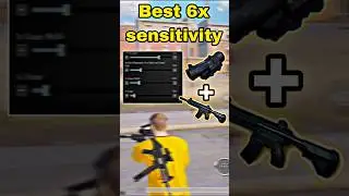 Best 6x sensitivity in bgmi #sensitivity #6xscope #6xsensitivity #pubg #bgmi #gamerz #support #best