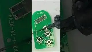 Key fob repair  broken batter terminal #rcelectronicsrepair #technician #electronics  #keyfob #fob