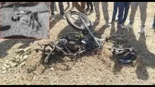 चलती बाइक में ब्लास्ट युवक के चीथड़े उड़े