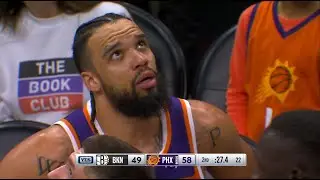 Egor Demin fouls Dillon Brooks and then Brooks is called for his 15th technical of the season