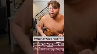 Mozart&rsquo;s Favorite Waltz | Scrolling Tabs and Music #mandolin #classicalmusic #music #waltz
