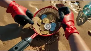 Beach Clean-Up Adventure: Found Cash, Coins & Hidden Treasures!