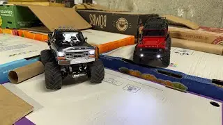 Tiny TRX4-M vs. Giant Crawler Course!