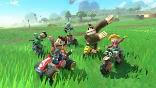 Mario Kart World y platicando con la banda