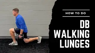 DB Walking Lunges (Exercise Library)