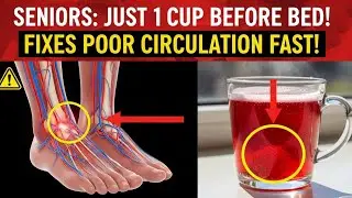 SENIORS: Just 1 Cup of THIS Drink Fix Blood Flow and Circulation in Legs & Feet in 24 Hours After 60
