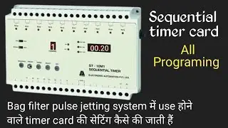 EAPL Sequential timer card working & Programing | Timer card all settings