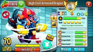 Dragon City: High Civil Armored Dragon, NEW SKIN | EXCLUSIVE DRAGON 2025! 😱