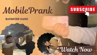 MOBILE PRANK ON OUR TEAM MATE(RANA JI) || BADMOSH GANG ||#prank #funny #comedy #viral #entertainment