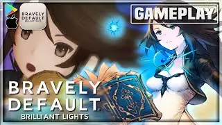 BRAVELY DEFAULT BRILLIANT LIGHTS Japanese Launch Gameplay - Classic JRPG | Android/iOS Walkthrough