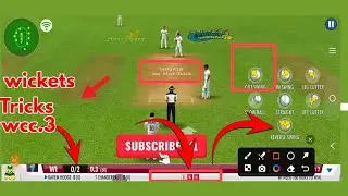 WCC3 TEST BOWLING & WICKET TRICKS HOW TO WORLD CRICKET CHAMPIONSHIP 3 TEST BOWLING TIPS wcc3 2025🔥
