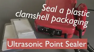 Seal a clamshell packaging/Ultrasonic point sealer QP-01/clamshell sealer