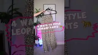 4 ways to Style Animal print! #fashion #falloutfitideas #leopard #leopardpants #red #fashiontrend