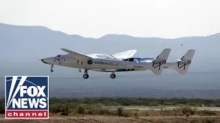 Virgin Galactic VSS Unity приземлился с Брэнсоном на борту