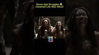 Stone Age Struggles 😂 Caveman Life Was WILD! #caveman #cavemen