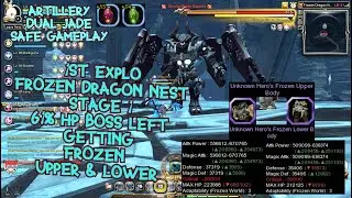 Dragon Nest SEA - Frozen Dragon Nest Stage 1 61% HP Boss Getting Frozen Upper And Lower 