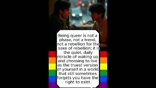 🌈Being queer is not a phase, not a trend🌈Handsome gay🌈 #gay #shorts #fyp #lgbtcommunity #lgbtiq #bl