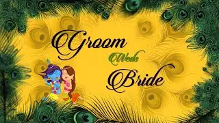 Radha Krishna Theme || Best Traditional Wedding Invitation Video 2020 II AP005
