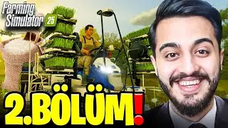 SULAK TARLA OLUŞTURUP PİRİN&Ccedil; İŞİNE GİRDİK! TRAKT&Ouml;RLERE YAPAY ZEKA SİSTEMİ KURDUK Farming Sim&uuml;lat&ouml;r#2