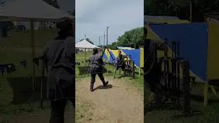 2024 Robin Hood's Faire - Brent fights the knight 1of 2 - June 2nd