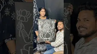 Maha Lakshmi Devi Drawing #shorts #durgapuja #trending #foryou