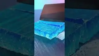 Blue Raspberry Gleam Sugar Glass ASMR | Daily Slice Therapy #asmr #satisfying #oddlysatisfying