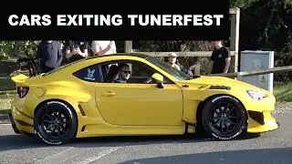 TUNERFEST - CARS EXITING THE SHOW