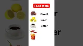 Food taste. #english #learnenglish #vocabulary #shorts