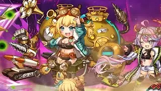 Kamihime Project JP Gameplay - Don't Try This at Home (Normal Attack Edison + Loki + Samael)