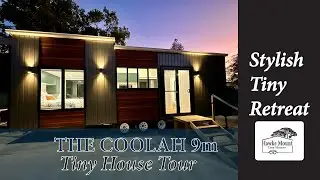 The Coolah tiny home features a ground floor master bedroom and two lofts.