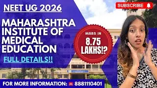 Maharashtra Institute of Medical Education & Research MIMER Talegaon Pune MBBS 2026