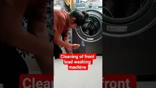 how to clean front load washing machine #cleaning #clean #subscribe #subscribers #trending #minivlog