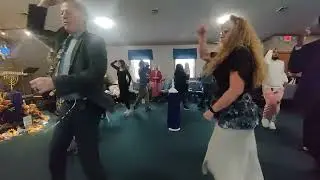 Kol Hamesameach - War Dance - Simchat Torah 2023 - Star in the East dancers