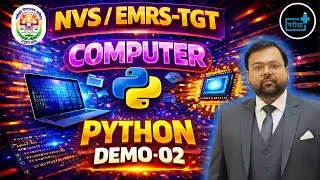 NVS EMRS TGT Computer | KVS NVS Python Demo Class | KVS NVS TGT Computer Preparation 2025