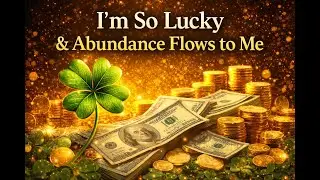 I&rsquo;m So Lucky & Abundance Flows to Me | 888Hz Subliminal (4 Hours). Black Screen Waves Sounds
