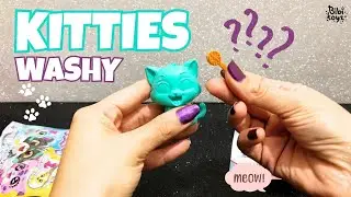 Which Washy Kitty Is Inside? | Color Reveal ASMR 🐱💦