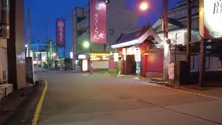 [Японский квартал красных фонарей] Я гулял по Сига Огото Онсэн ночью