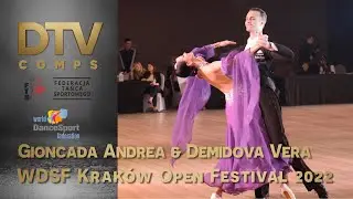# Slow Waltz | Gioncada Andrea & Demidova Vera | Amateurs | WDSF Kraków Open Festival 2022