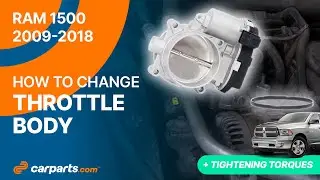 How to replace the Throttle Body 2009 - 2018 5.7 Dodge RAM 1500 ⚡