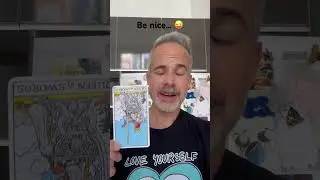 Be nice to each other today 😜 #tarot #fortunetellingcards #queertarot #fortunecards #tarotcards