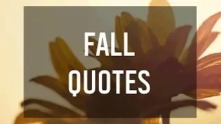 Fall Quotes