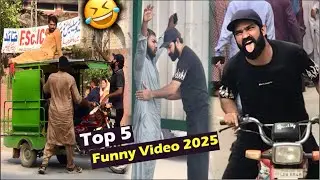 Top 5 Pranks 😂 | Fake Security Guard, Bike Drift & Funny Rickshaw Driver | Public Reactions